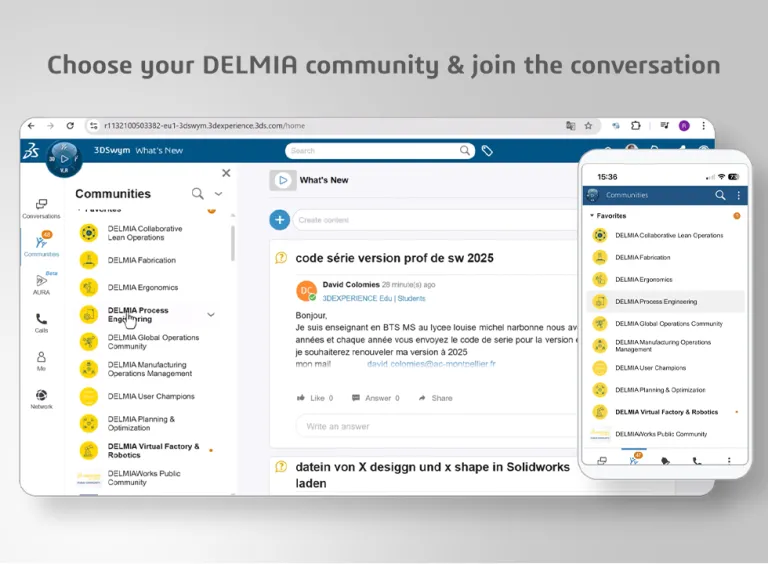 DELMIA Communities > Dassault Systèmes 