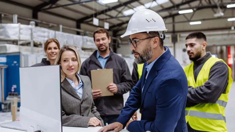 DELMIA visual management with lean