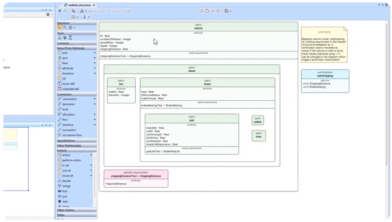 SysML V2 Evaluation Plugin short demo > Dassault Systemes