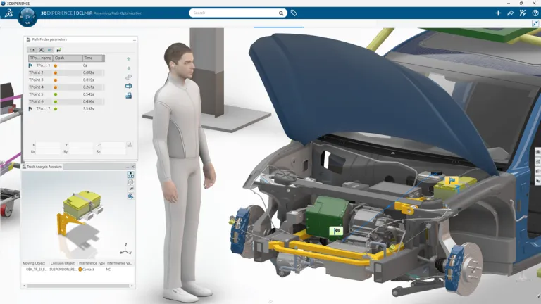 validate with DELMIA process engineer