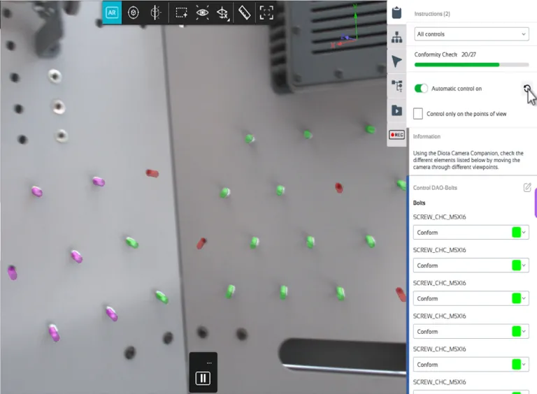 DELMIA AR offers quality inspection 