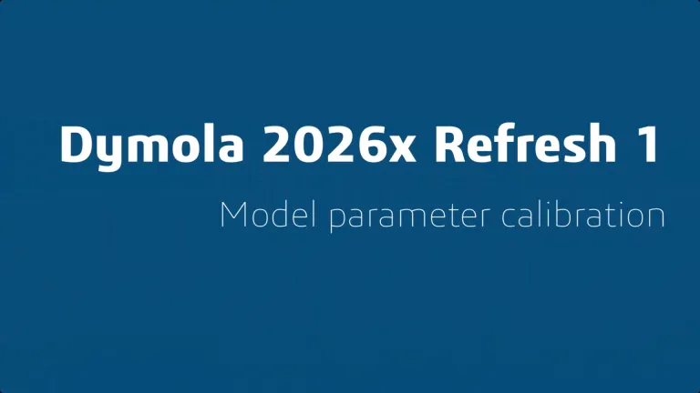 Dymola 2026x Refresh 1 > Dassault Systemes
