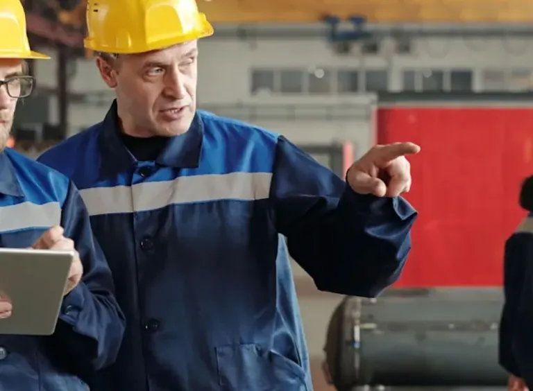 Stakeholder explaining the engineering section