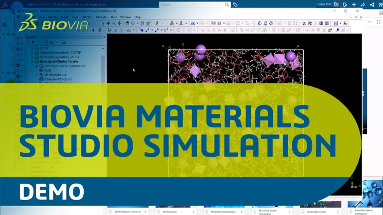 BIOVIA Materials Studio Simulation Role video > Dassault Systèmes