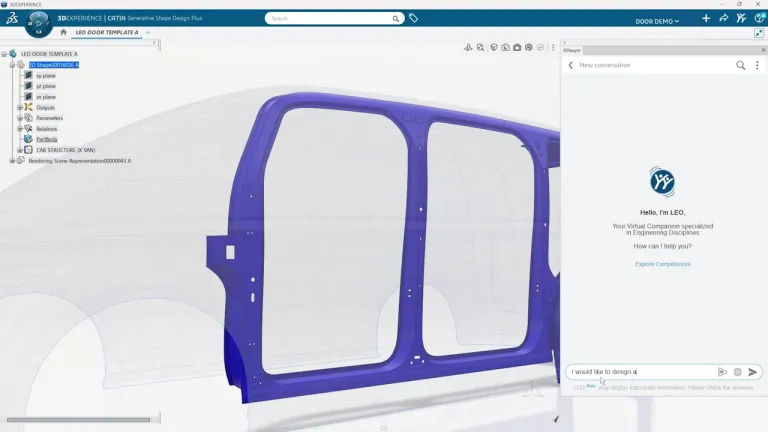 Body in white door template - CATIA > Dassault Systèmes