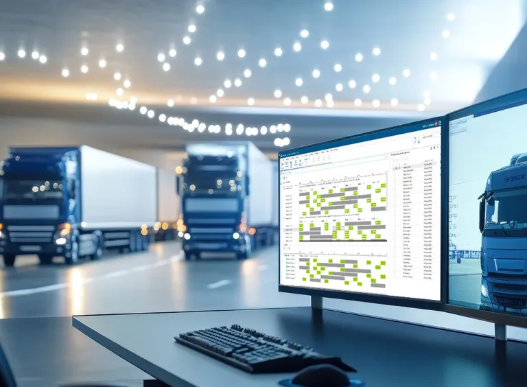 DELMIA Quintiq software interface for AI-driven logistics planning and route optimization in Transportation & Mobility