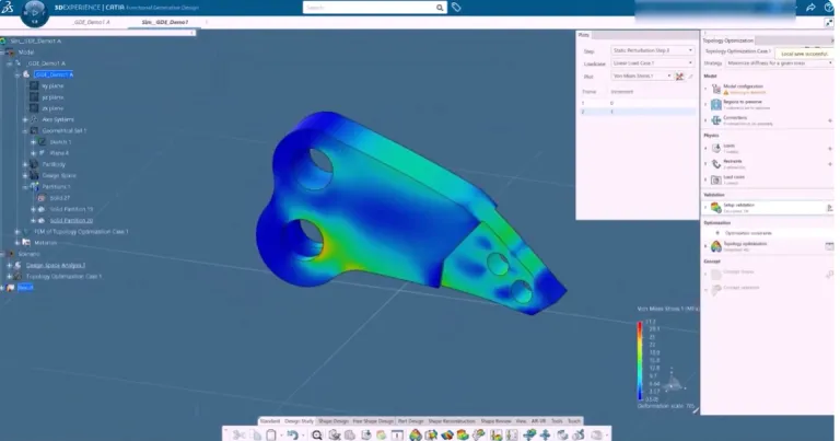 Generative-Driven Design > Dassault Systemes
