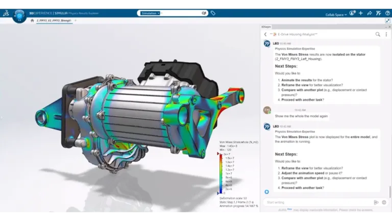 Modern electric vehicle chassis design for Transportation & Mobility industry using SIMULIA on 3DEXPERIENCE platform