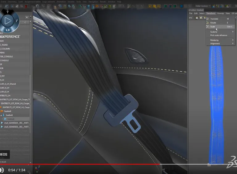 Automatic Unwrapping > Dassault Systemes