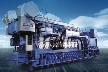 HHI-EMD HiMSEN dual-fuel engine