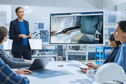 Dassault Systèmes auf der AIX 2022: Mit der 3DEXPERIENCE Plattform Flugzeug-Interieur effizient designen