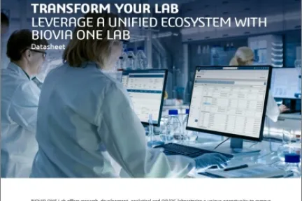 BIOVIA ONE Lab Datasheet