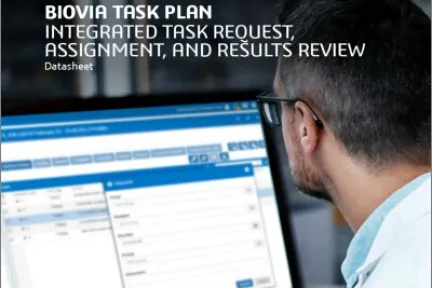 BIOVIA ONE Lab Task Management Datasheet
