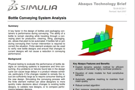 Bottle Conveying System Analysis