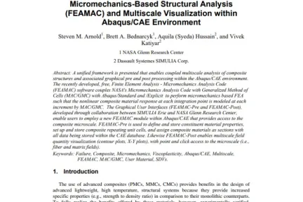 Micromechanics-Based Structural Analysis and Multiscale Visualization within AbaqusCAE Environment
