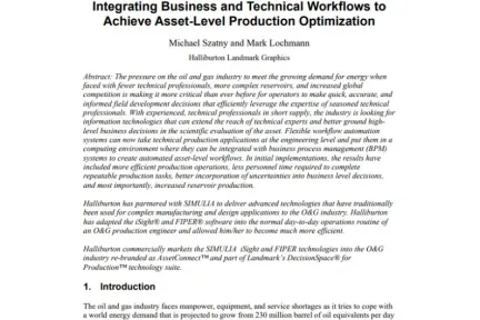 Integrating Business and Technical Workflows to Achieve Asset-Level Production Optimization