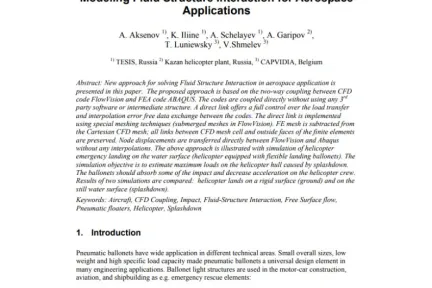 Modeling Fluid Structure Interaction for Aerospace Applications