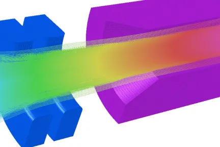 OPERA Electron Gun Simulation > Dassault Systèmes