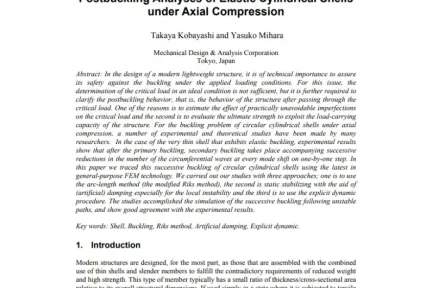 Postbuckling Analyses of Elastic Cylindrical Shells under Axial Compression