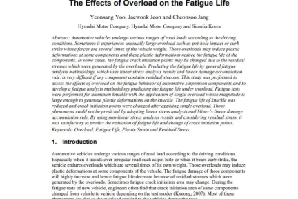The Effects of Overload on the Fatigue Life