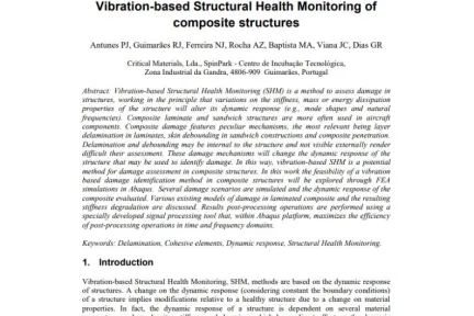 Vibration-based Structural Health Monitoring of composite structures