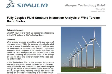 Fully Coupled Fluid-Structure Interaction Analysis of Wind Turbine Rotor Blades