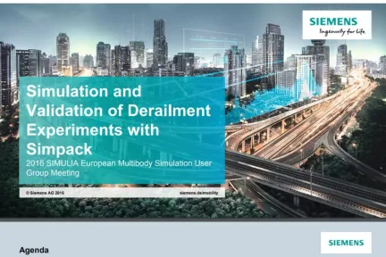 Simulation and Validation of Derailment Experiments with Simpack
