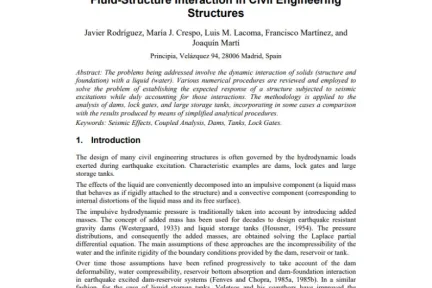 Fluid-Structure Interaction in Civil Engineering Structures