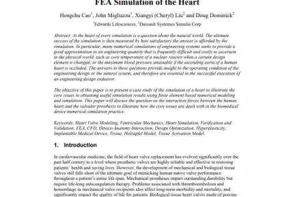 FEA Simulation of the Heart