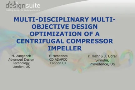 MULTI-DISCIPLINARY MULTIOBJECTIVE DESIGN OPTIMIZATION OF A CENTRIFUGAL COMPRESSOR IMPELLER