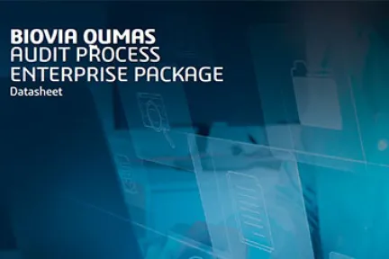 BIOVIA QUMAS Audit Process Package Datasheet