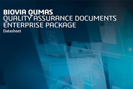 BIOVIA QUMAS Quality Assurance Enterprise Datasheet