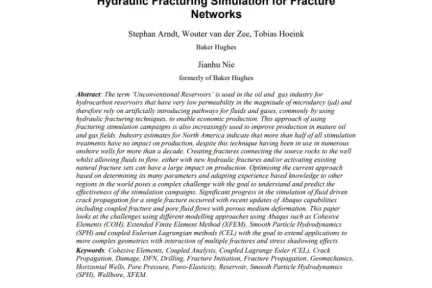 Hydraulic Fracturing Simulation for Fracture Networks