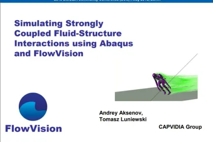 Simulating Strongly Coupled Fluid-Structure Interactions using Abaqus and FlowVision