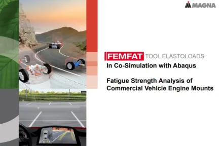 In Co-Simulation with Abaqus Fatigue Strength Analysis of Commercial Vehicle Engine Mounts