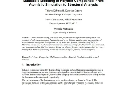 Multiscale Modeling of Polymer Composites: From Atomistic Simulation to Structural Analysis