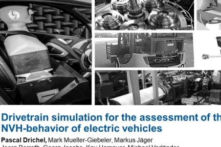 Drivetrain simulation for the assessment of the NVH-behavior of electric vehicles