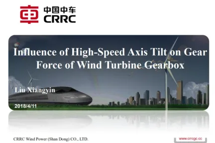 Influence of High-Speed Axis Tilt on Gear Force of Wind Turbine Gearbox