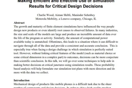 Making Efficient and Effective Use of Simulation Results for Critical Design Decisions