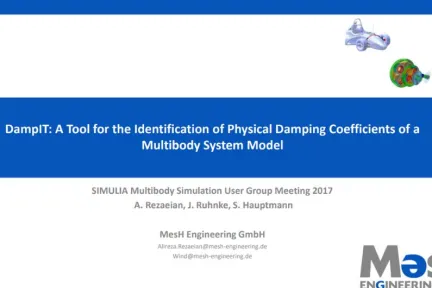 DampIT: A Tool for the Identification of Physical Damping Coefficients of a Multibody System Model