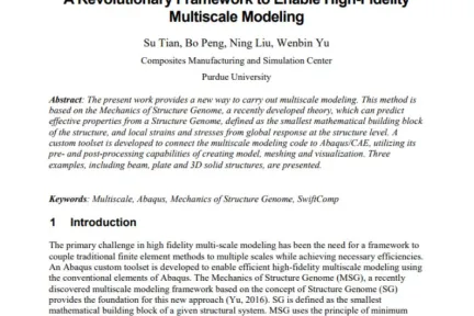 A Revolutionary Framework to Enable High-Fidelity Multiscale Modeling