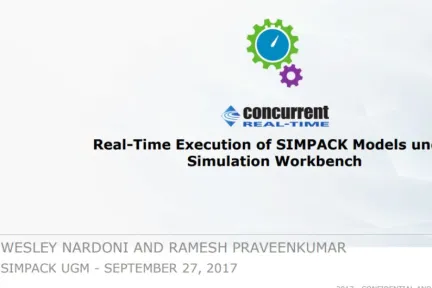 Real-Time Execution of SIMPACK Models under Simulation Workbench