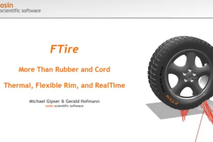 FTire More Than Rubber and Cord Thermal, Flexible Rim, and RealTime