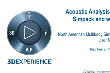 Acoustic Analysis with Simpack and wave6