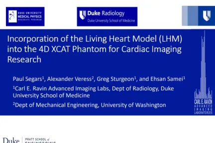 Incorporation of the Living Heart Model Incorporation of the Living Heart Model into the 4D XCAT Phantom for Cardiac Imaging Research