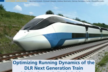 Optimizing Running Dynamics of the DLR Next Generation Train with Mechatronic Track Guidance