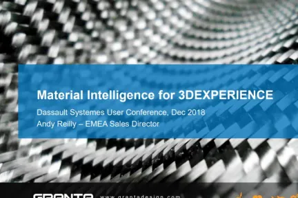 Material Intelligence for 3DEXPERIENCE Dassault Systemes User Conference