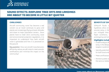 SOUND EFFECTS: AIRPLANE TAKE OFFS AND LANDINGS ARE ABOUT TO BECOME A LITTLE BIT QUIETER
