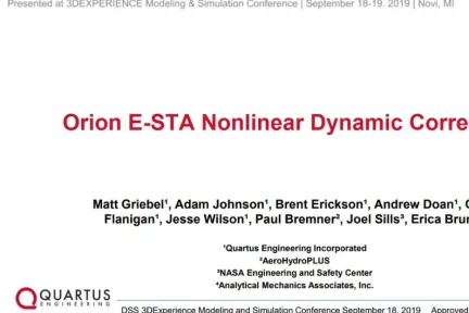 Orion E-STA Nonlinear Dynamic Correlation