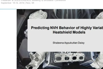 Predicting NVH Behavior of Highly Variable Heatshield Models